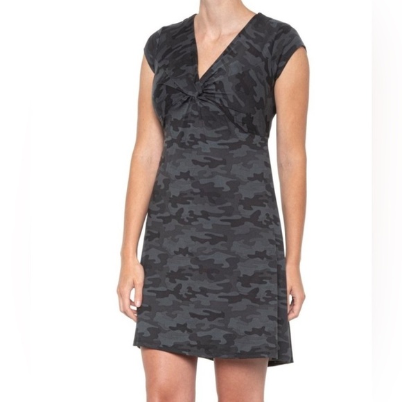 Soybu Dresses & Skirts - Soybu Everywear Camo Black Dress M